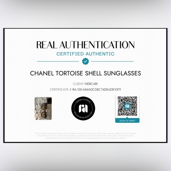 Chanel Tortoise Shell Sunglasses - Picture 2 of 12